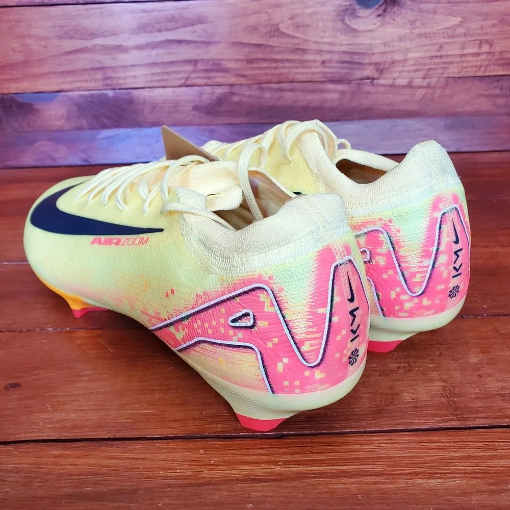 Nike Air Zoom Vapor‎ 16 Pro FG Soccer Cleats Men Yellow 12 Mbappe - Picture 2 of 7